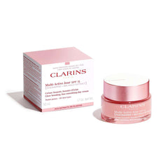 Clarins Crema de Día Multi-Active Glow SPF15 - Todo Tipo de Piel 50ml Estimulante, Alisadora de Líneas