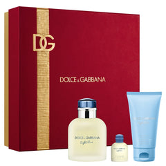 Dolce & Gabbana Light Blue Pour Homme 75ml EDT + 50ml Gel de Ducha + Mini Set de Regalo para Hombre