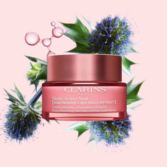 Clarins Multi-Active Nachtcreme für trockene Haut 50 ml