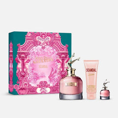 Jean Paul Gaultier Scandal 80 ml Eau de Parfum + 75 ml Bodylotion + 6 ml Mini-Geschenkset für Damen