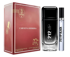 Carolina Herrera 212 VIP Black 100ml EDP + 10ml EDP coffret pour hommes