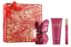 Carolina Herrera La Bomba 80ml EDP + 100ml testápoló + 10ml EDP női ajándékszett