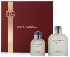 Dolce & Gabbana Light Blue 200ml EDT + 75ml EDT férfiaknak ajándékszett