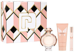 Paco Rabanne Olympea 80ml EDP + 100ml Loción Corporal Perfumada + 10ml EDP Mini para Mujer Set de Regalo