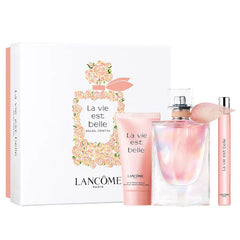 Lancôme La Vie Est Belle Soleil Cristal Coffret Cadeau 50ml EDP + Lait Corporel 50ml + Mini 10ml