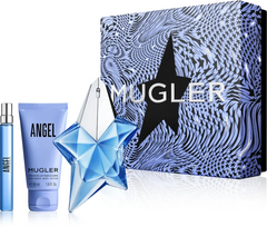 Mugler Angel 50ml EDP pour Femme Coffret Cadeau + Lait Corporel 50ml + Mini