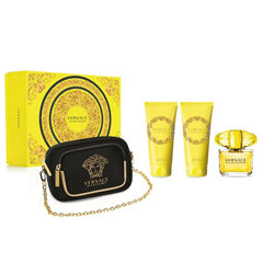 Versace Yellow Diamond 90ml EDT + Gel Douche 100ml + Lait Corporel 100ml + Pochette