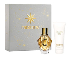 Paco Rabanne Million Gold 50ml EDP + 100ml Body Lotion for Women Gift Set