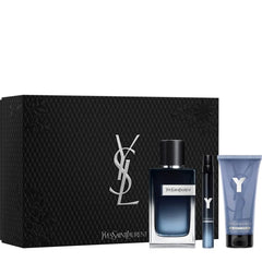 YSL Yves Saint Laurent Y 100ml EDP + 50ml Gel de ducha + 10ml Mini para hombre Set de regalo