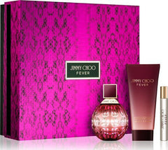 Set de regalo Jimmy Choo Fever 100ml EDP + Mini 7.5ml + Loción corporal 100ml