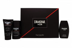 Guy Laroche Drakkar Noir Coffret Cadeau 50ml EDT + 75g Déo + 50ml Gel Douche