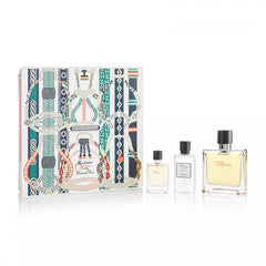 Terre d'Hermes Set Regalo Uomo 75ml Pure Parfum + 40ml Lozione Dopobarba + Mini