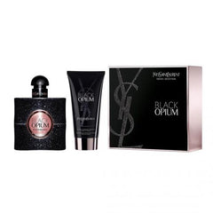 YSL Black Opium Geschenkset für Damen 50 ml Eau de Parfum + 50 ml Bodylotion