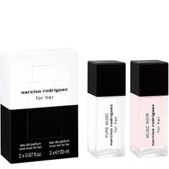 Narciso Rodriguez Musc Noir 20ml EDP + Pure Musc 20ml EDP Geschenkset für Damen