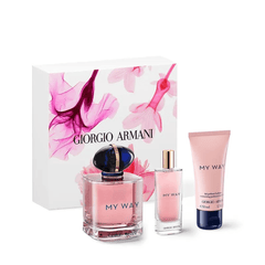 Giorgio Armani My Way Set Regalo per Donna 90ml EDP + 15ml Mini EDP + 50ml Lozione Corpo
