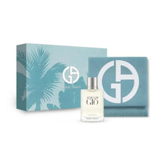 Giorgio Armani Acqua Di Gio Pour Homme 100ml EDT + Asciugamano da Spiaggia per Uomo Set Regalo