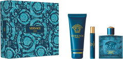 Versace Eros Geschenkset: 100 ml Parfum + 10 ml Mini-Flakon + 150 ml Duschgel für Herren
