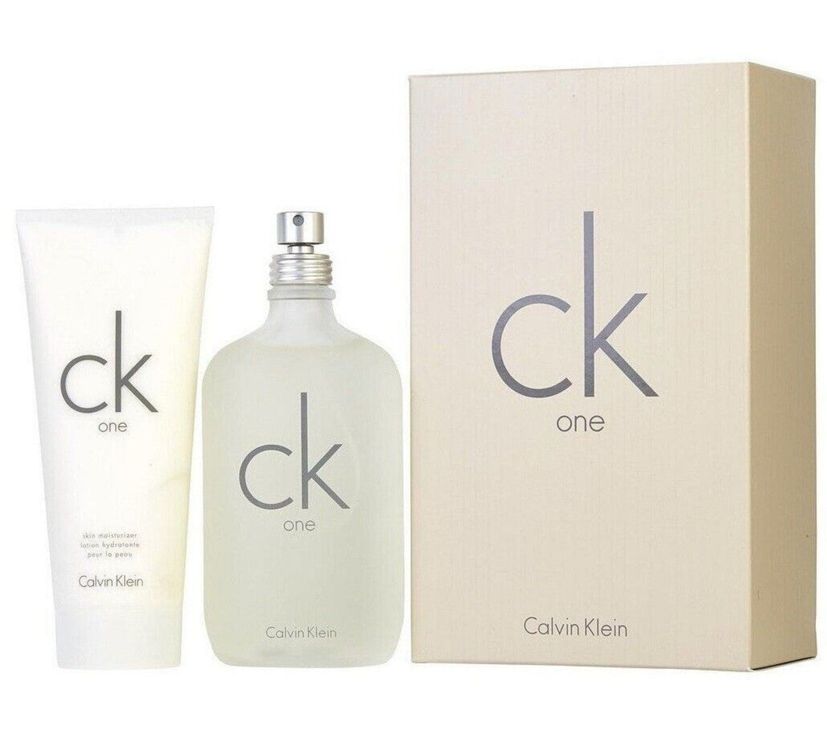 Calvin Klein CK One 200ml EDT + 200ml Lozione Corpo Set Regalo Unisex