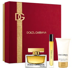 Dolce &amp; Gabbana The One 75ml EDP + 50ml testápoló + 10ml mini parfüm szett nőknek