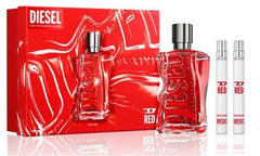 Diesel D Red Set 100ml EDP + 2 x 10ml EDP Coffret Cadeau Unisexe