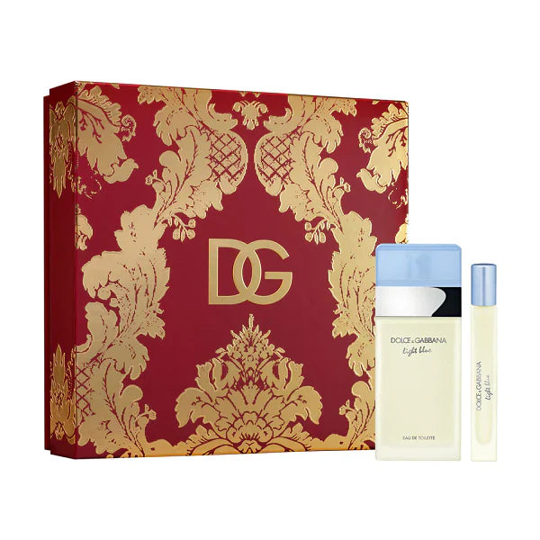 Dolce & Gabbana Light Blue 100ml EDT + 10ml EDT per Donna Set Regalo