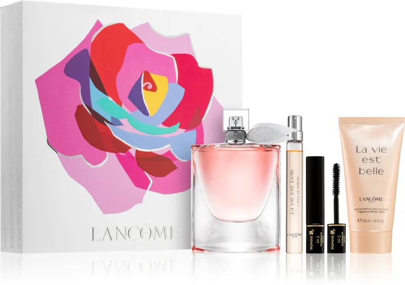 Lancome Coffret Cadeau La Vie Est Belle EDP 100ml Femme 4 Pièces