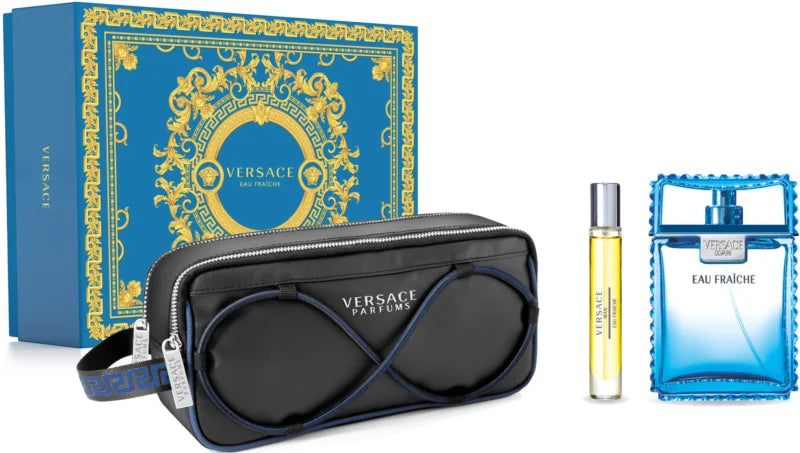 Versace Man Eau Fraîche 100ml EDT Set Regalo + Mini 10ml + Beauty Case