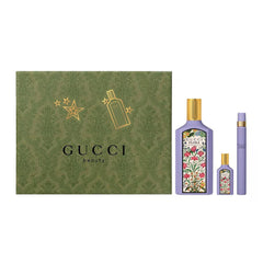 Gucci Flora Gorgeous Magnolia Geschenkset: 100 ml Eau de Parfum + 10 ml Spray-Stift + Mini
