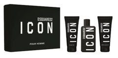 Dsquared2 Icon Pour  Homme 100ml EDP + 100ml Shower Gel + 100ml Aftershave Balm Set for Men