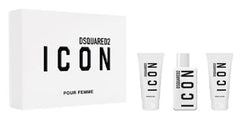 Dsquared2 Icon Pour Femme 50ml EDP + 50ml Shower Gel+ 50ml Body Lotion for Women Gift Set