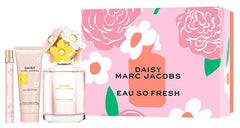 Coffret cadeau Marc Jacobs Daisy Eau So Fresh 125ml EDT + Lait corporel 75ml + 10ml EDT pour femmes