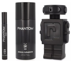 Paco Rabanne Phantom 100ml Parfum + 150ml Desodorante + 10ml Parfum para hombre Set de regalo