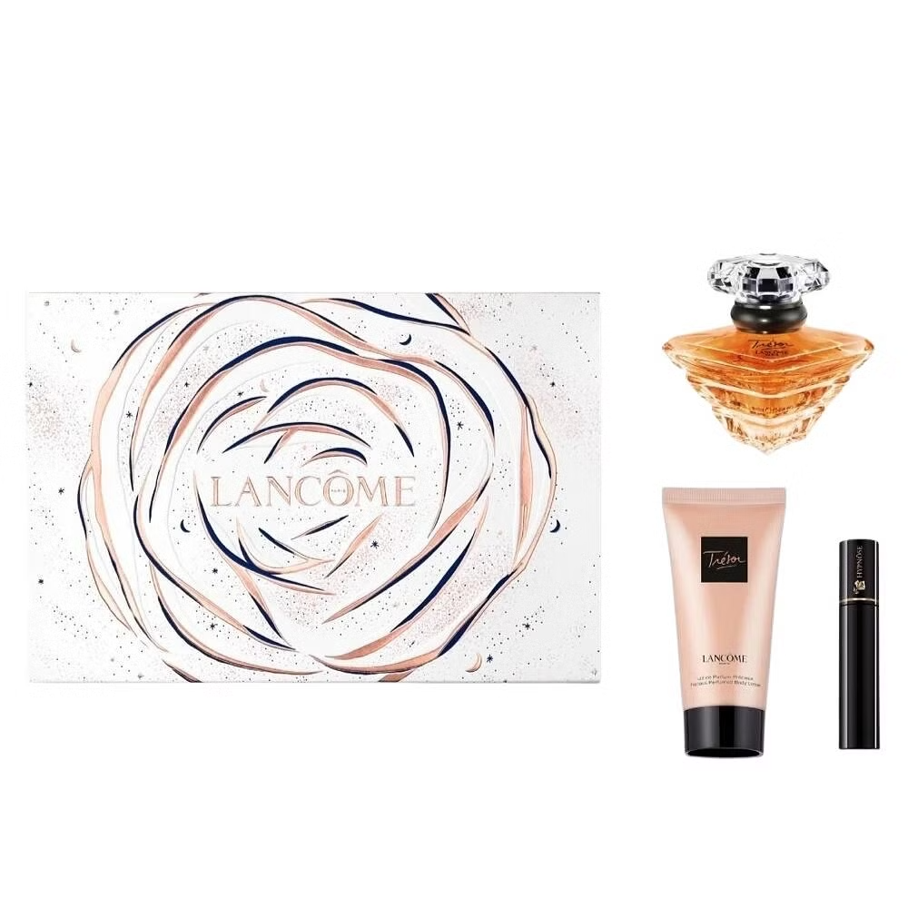 Lancôme Trésor Set de Regalo 30ml EDP + 50ml Loción Corporal + 2ml Máscara Voluminizadora