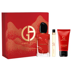 Giorgio Armani Armani Si Passione 100ml EDP + 50ml Lozione Corpo + 10ml EDP Mini per Donna Set Regalo