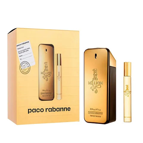 Paco Rabanne 1 Million pour hommes Coffret cadeau 100ml EDT + Mini EDT 20ml