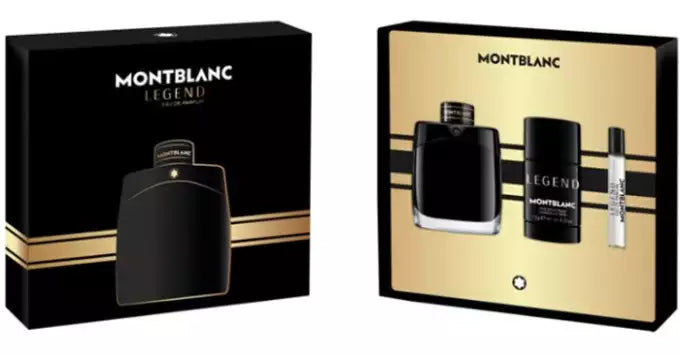 Mont Blanc Legend EDP 100ml para Hombre Set de Regalo de 3 Piezas
