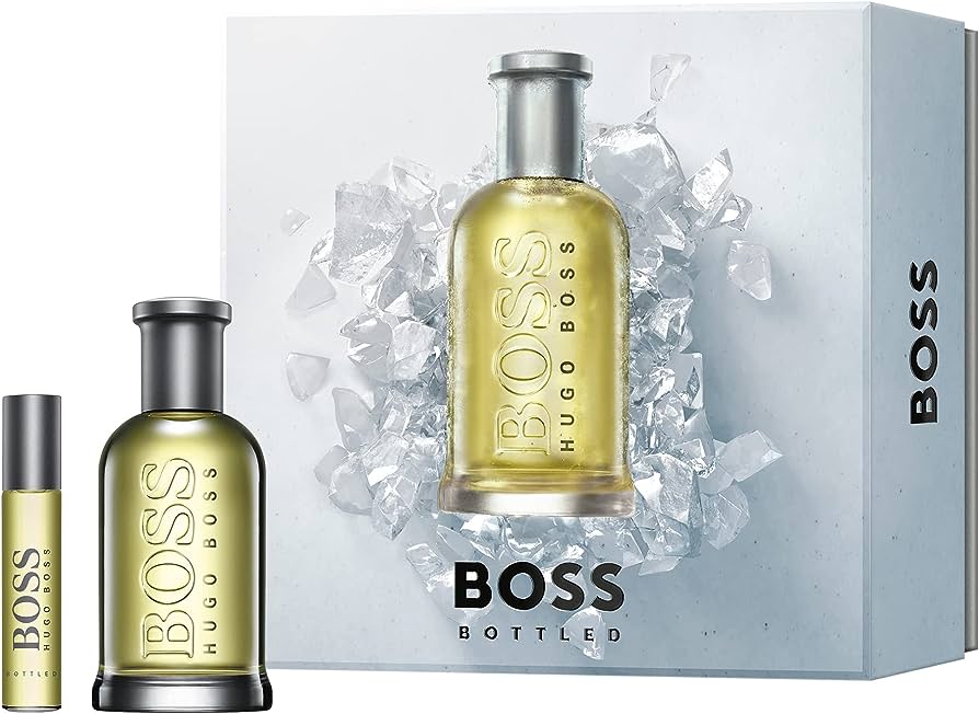 Hugo Boss Boss Bottled EDT 100ml para Hombre Set de Regalo + Mini EDT 10ml