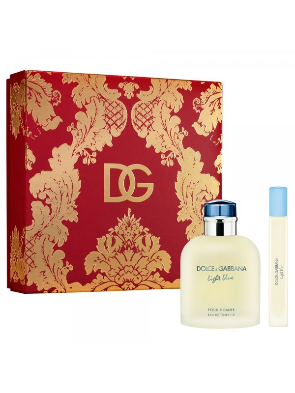 Dolce & Gabbana Light Blue 125ml EDT + 10ml EDT pour hommes coffret cadeau