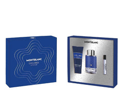 Montblanc Explorer Ultra Blue 100ml EDP + 7,5ml EDP Mini + 100ml Gel Douche pour hommes Coffret cadeau